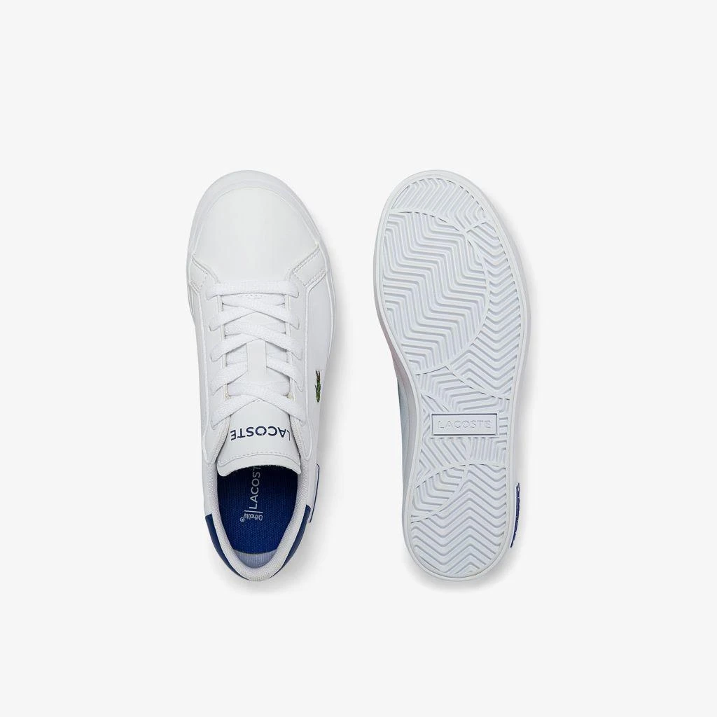 Lacoste White Heel Logo Trainers 4