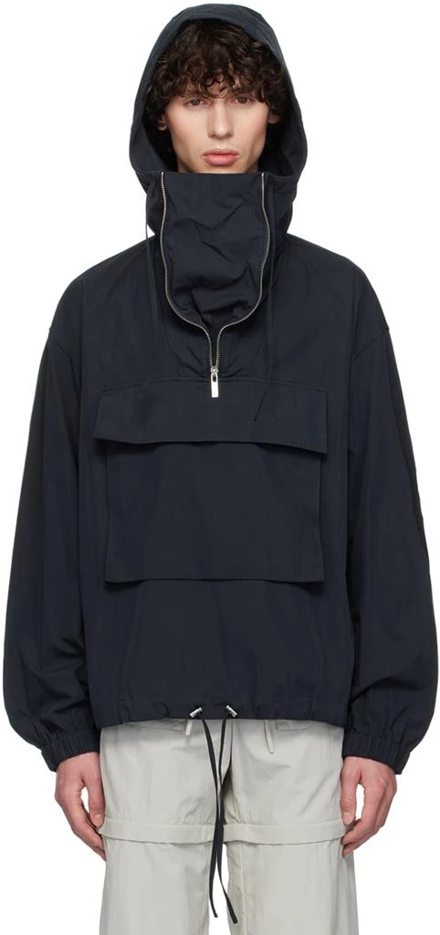 Helmut Lang Navy Gusset Jacket 1