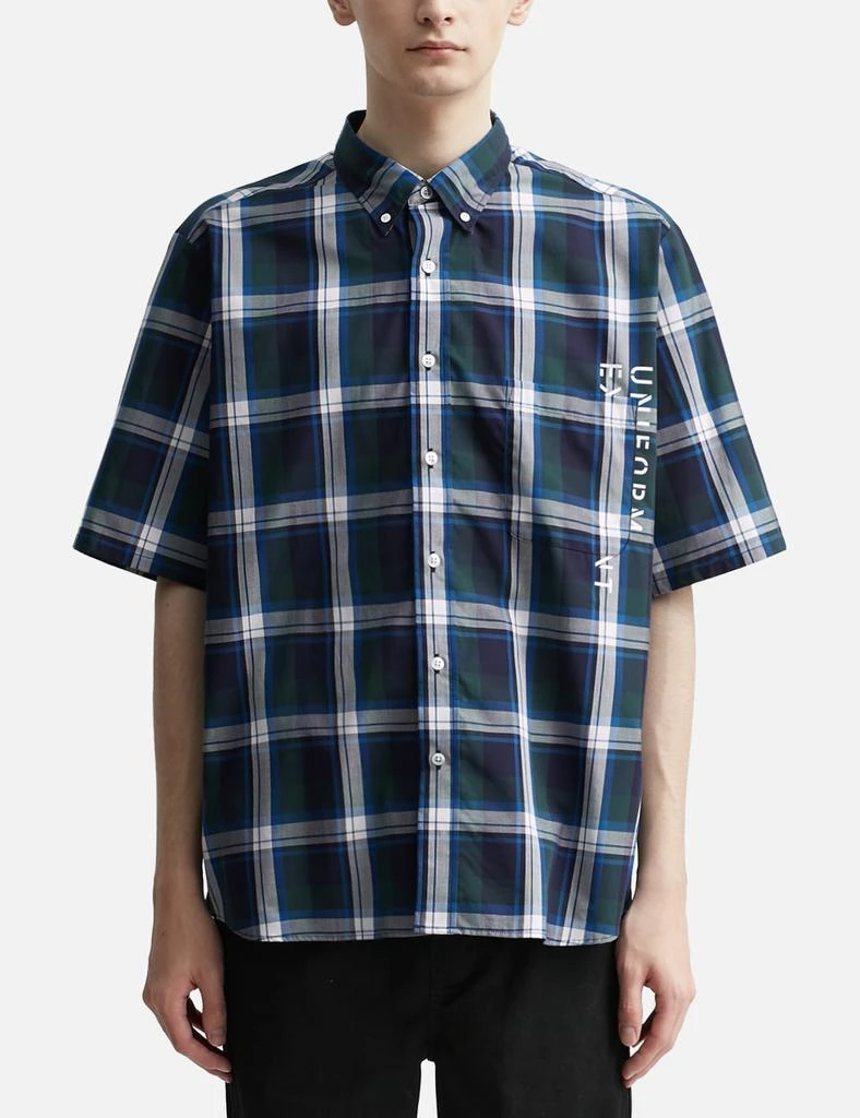 Uniform Experiment Check Short Sleeve Big BD Shirt 3