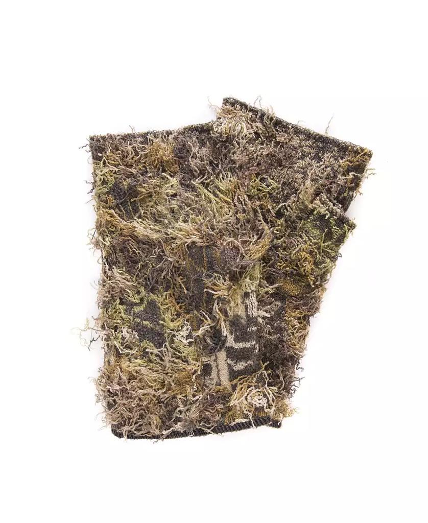 MUK LUKS Men's Fingerless Camo Grass Gloves, Grassy, One Size