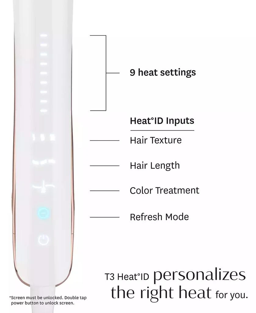T3 Smooth Id 1" Flat Iron with Touch Interface 4