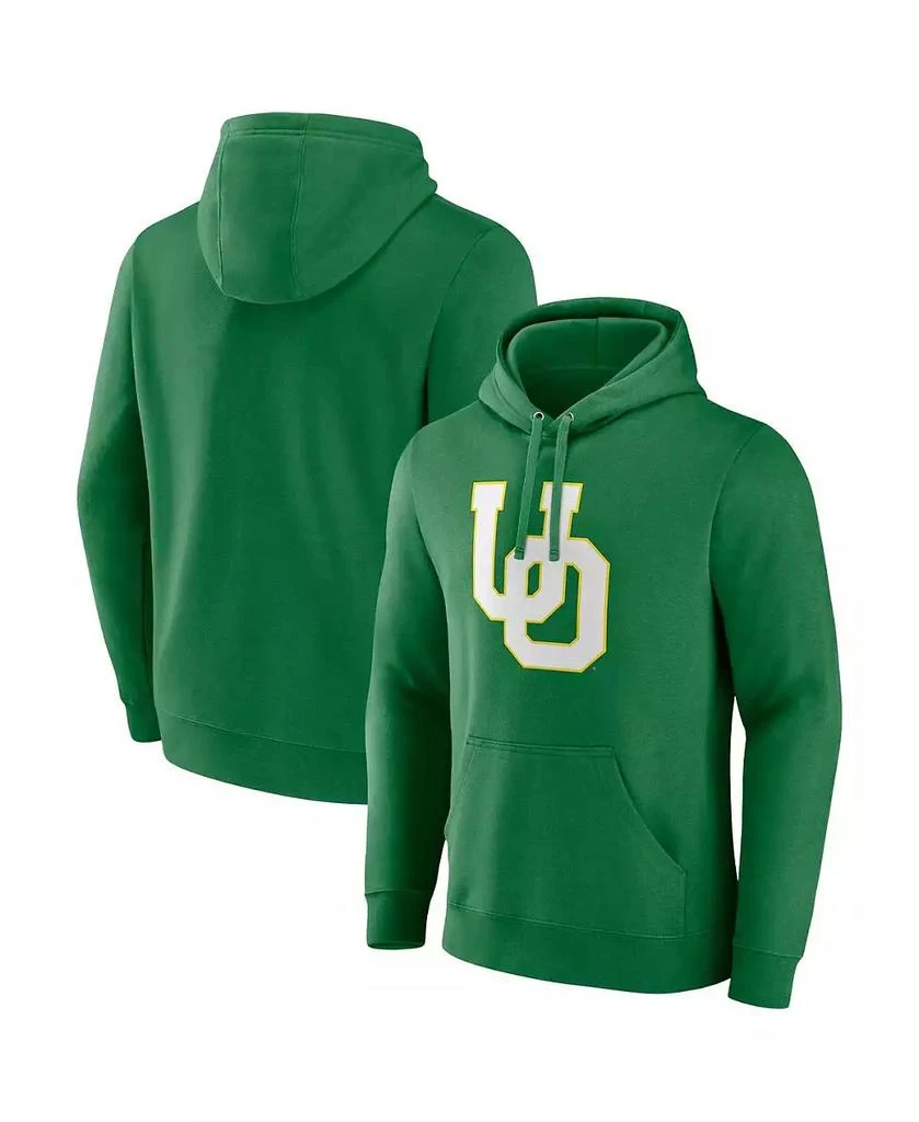 Fanatics Men's Green Oregon Ducks Fleece Pullover Hoodie 1