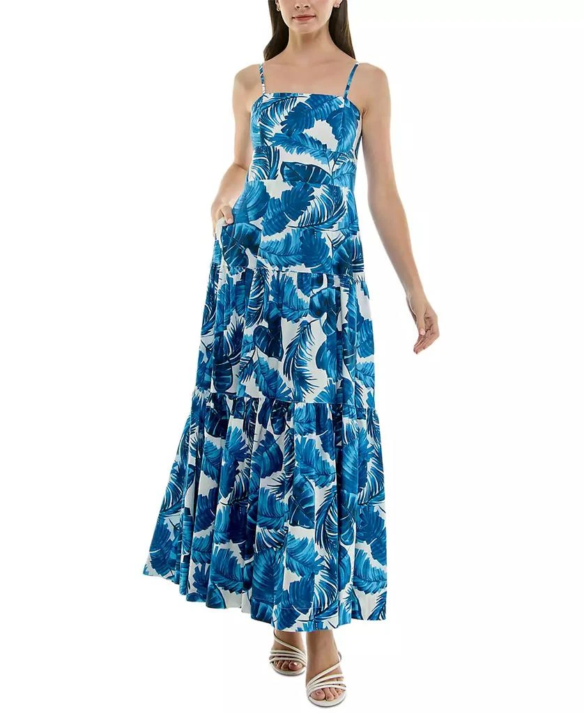 Taylor Women's Printed Tiered Maxi Dress 1