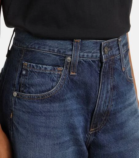 AG Jeans High-rise barrel-leg jeans 4