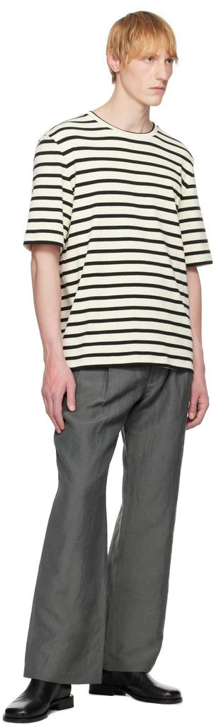 n.hoolywood Gray Tucked Trousers 4