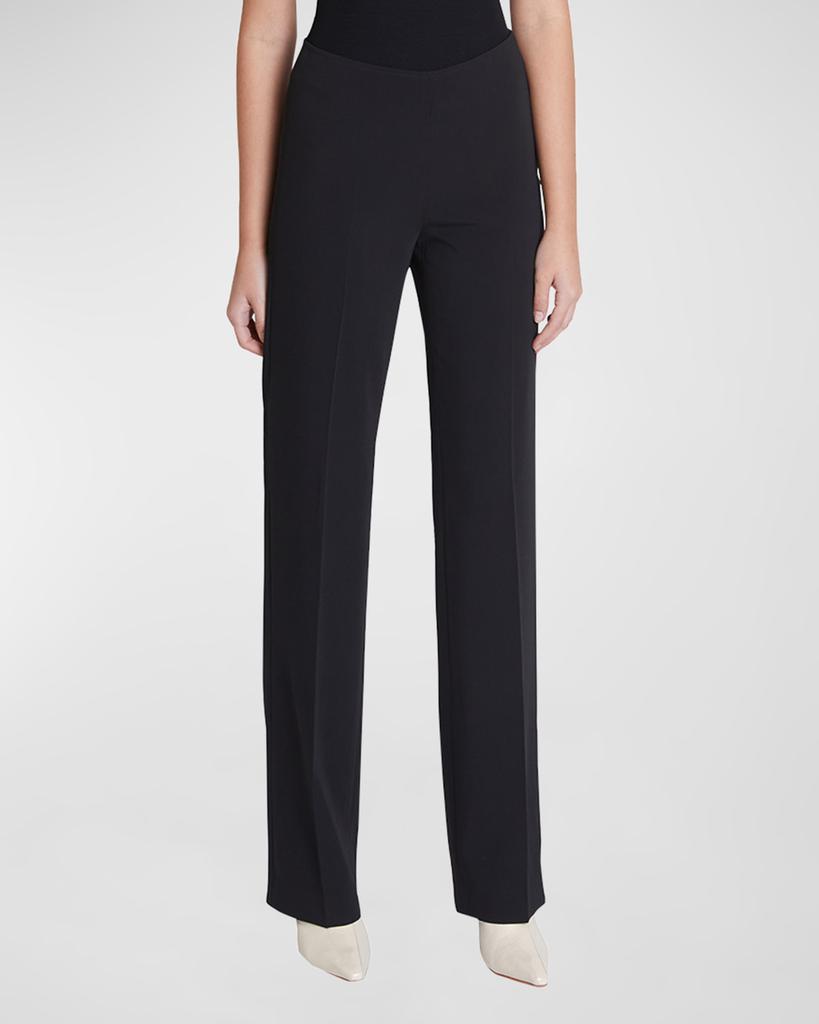 Santorelli Prix Straight-Leg Cady Pants