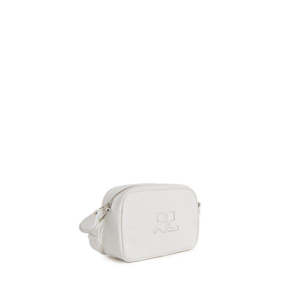 Courrèges Camera leather shoulder bag