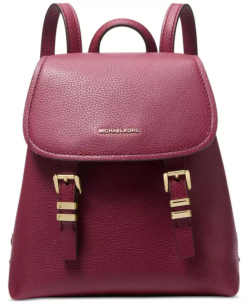 Michael Kors Quinn Leather Flap Backpack - Backpacks - Free  display picture 3