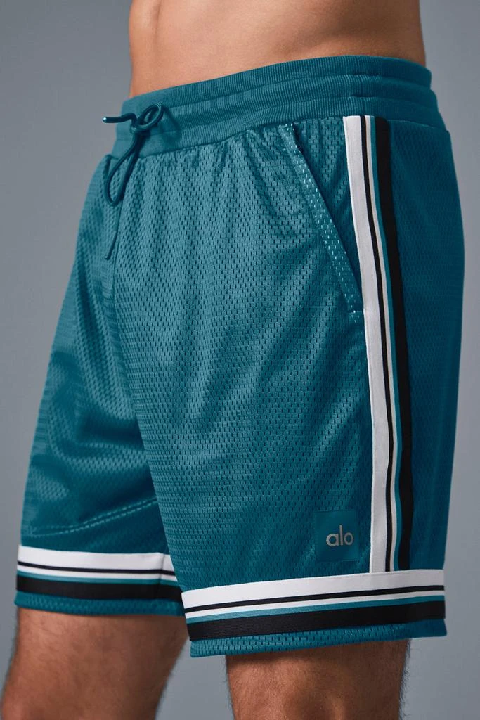 Alo 7" Key Mesh Basketball Short - Oceanic Teal 4