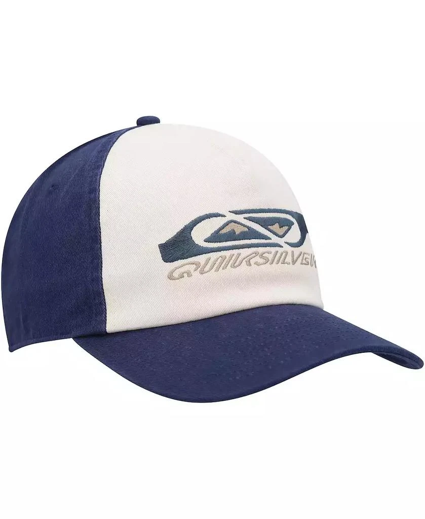 Quiksilver Men's White/Navy Take A Hike Snapback Hat 2