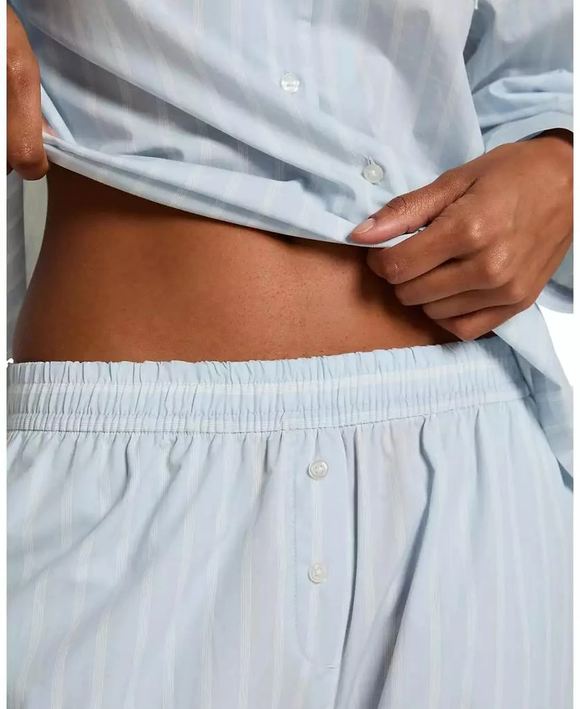 Hunkemöller Hunkemoller Women
s Woven Cotton Stripe Pant 3