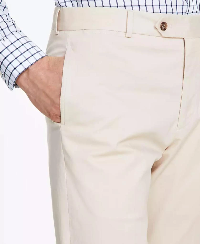 Brooks Brothers Men's Classic-Fit Stretch Solid Suit Separates Pant 4