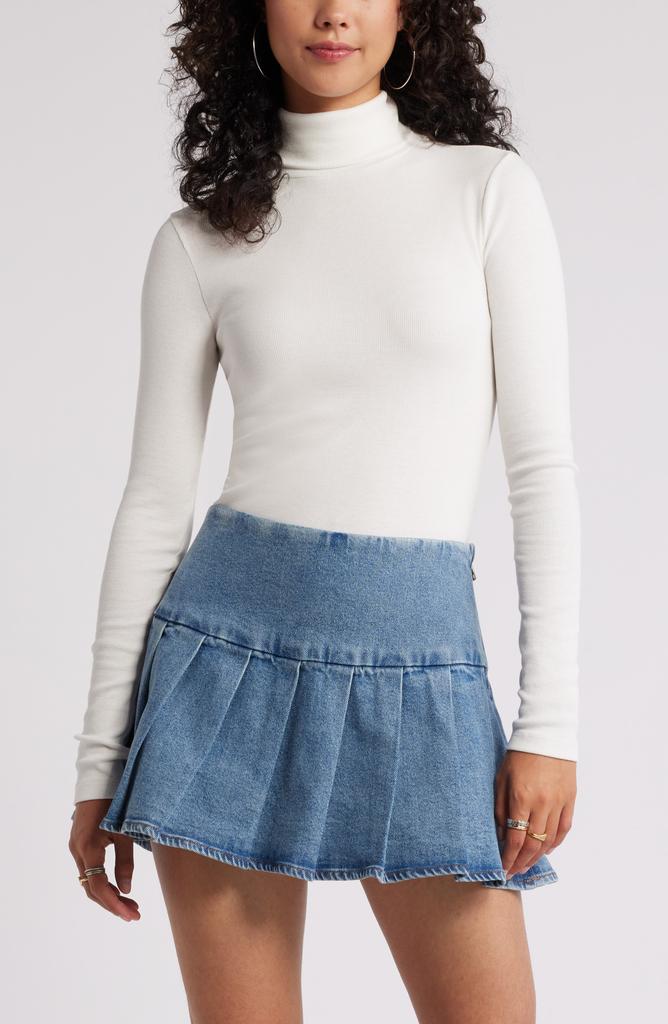 BP. Turtleneck Ribbed Top