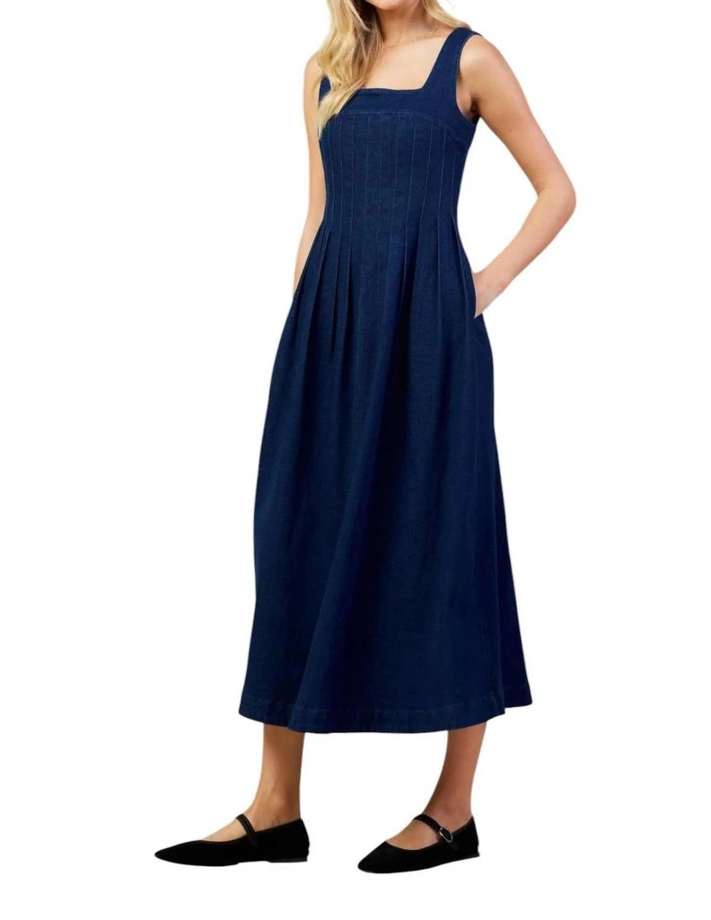 Skies Are Blue Skies Are Blue - Denim Maxi Dress 2
