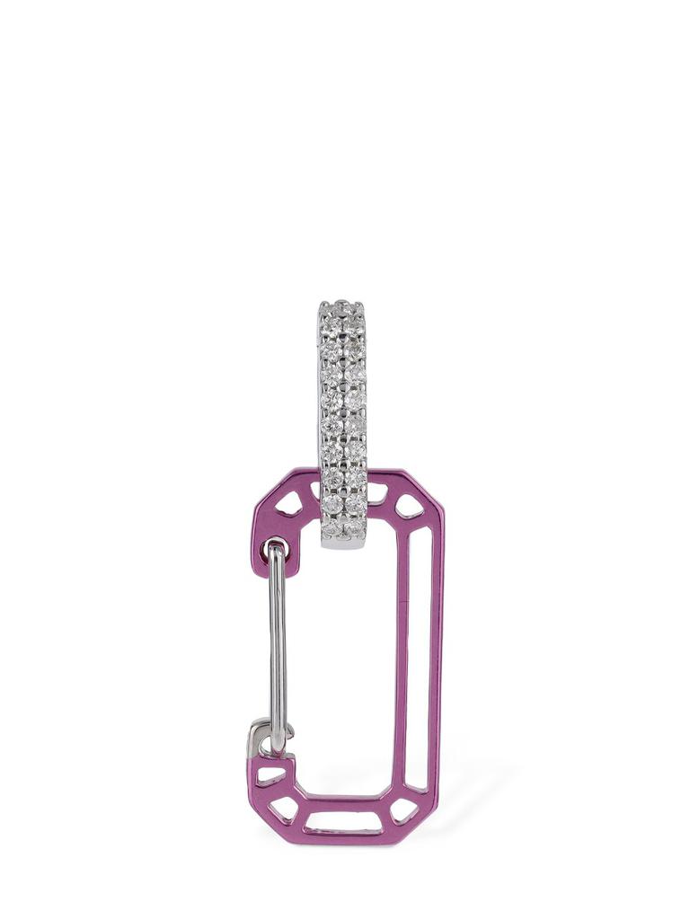 EÉRA 18kt Anima Chiara Small Mono Earring