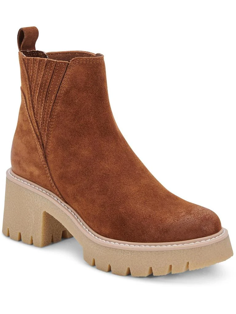 Dolce Vita Harte H2O Womens Lugged Sole Lugged Chelsea Boots 1