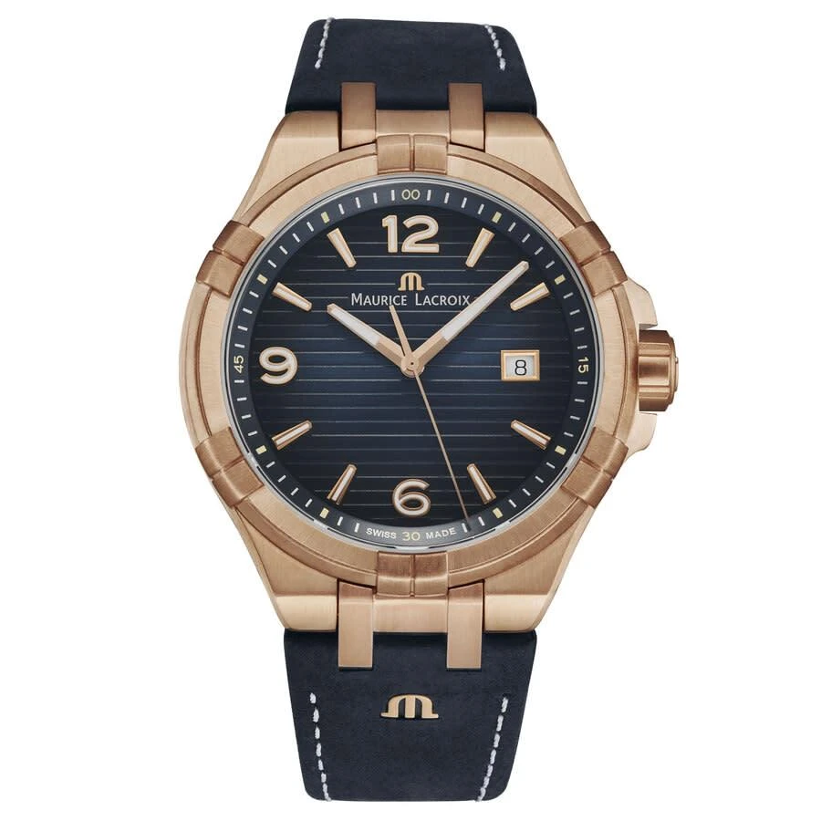 Maurice Lacroix Aikon Quartz Blue Dial Men's Watch AI1028-BRZ01-420-1