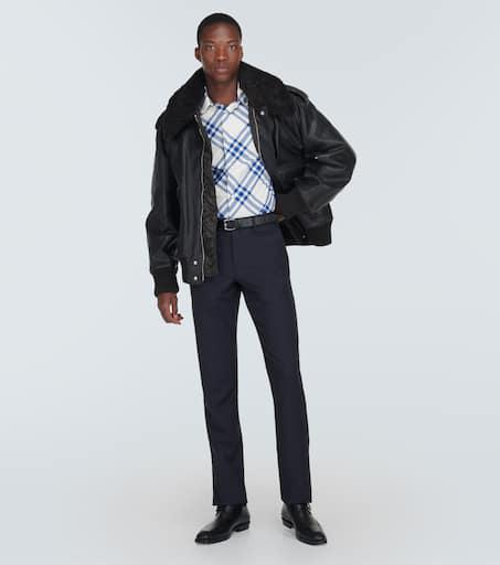 Burberry Shearling leather jacket