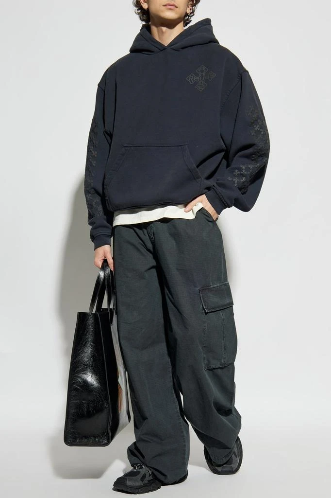 Rhude Rhude Long Sleeved Cross-Logo Hoodie 2