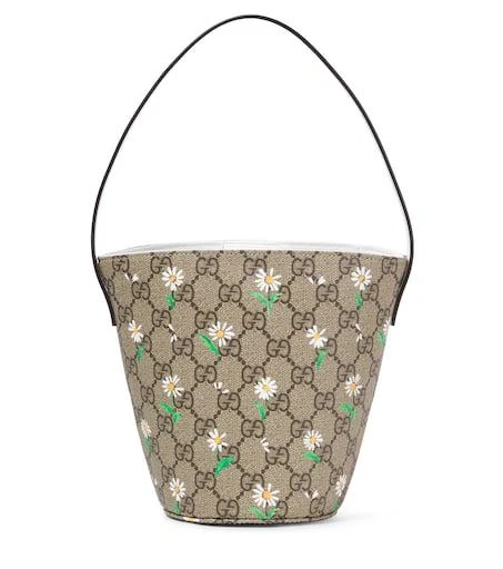 Gucci GG Canvas floral bucket bag 1