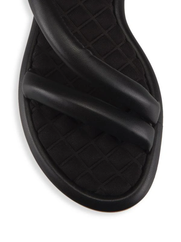 The Fur Salon Gina Vegan Leather Flat Sandals 4