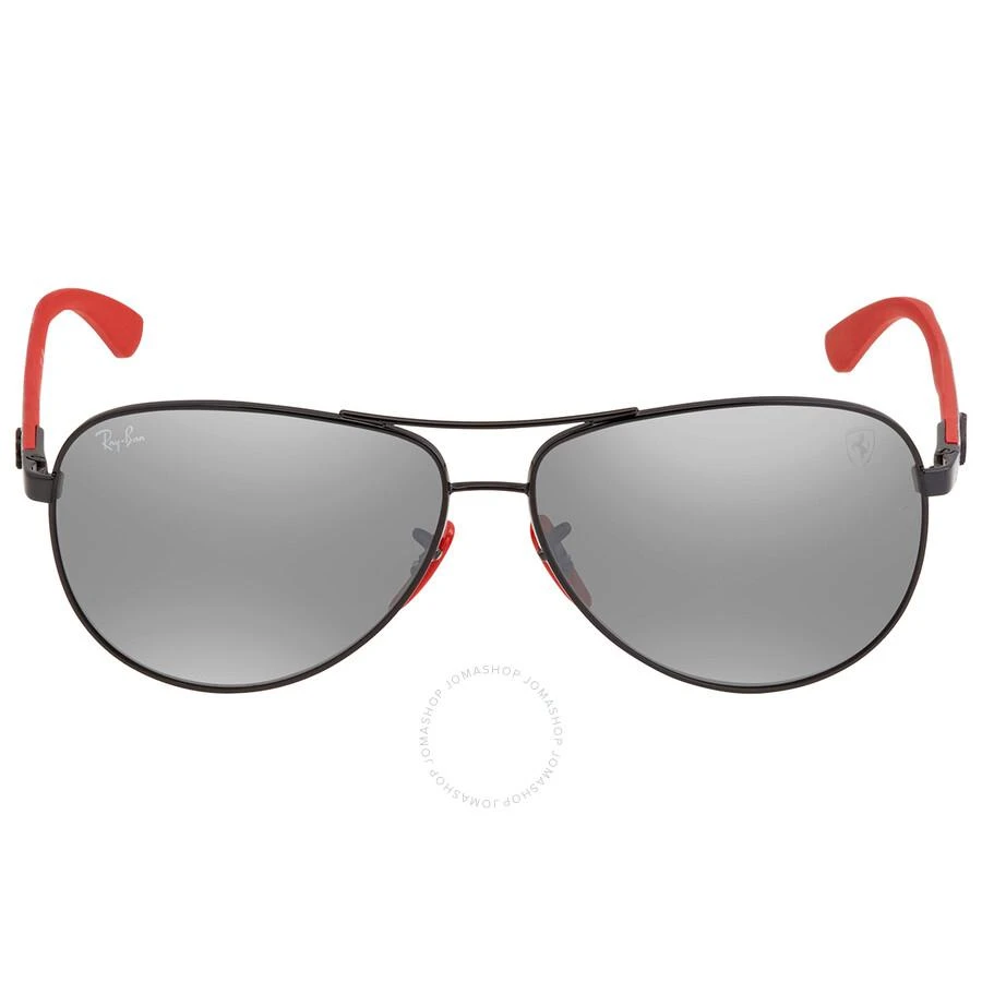 Ray-Ban Scuderia Ferrari Grey Mirror Pilot Men's Sunglasses RB8313M F0096G 61 1