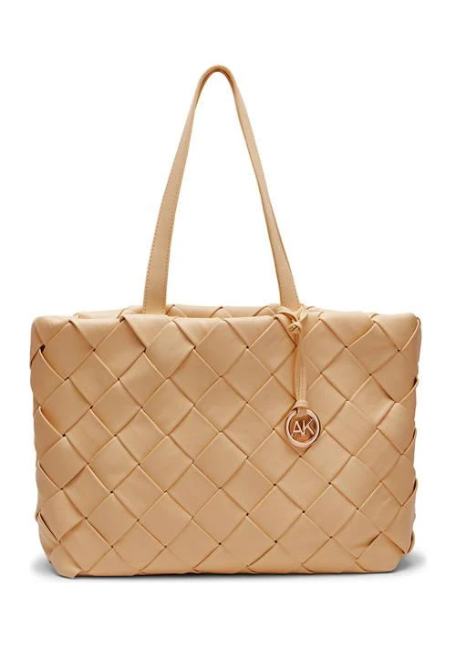 Anne Klein Klein Woven Large Tote With Pouch 1
