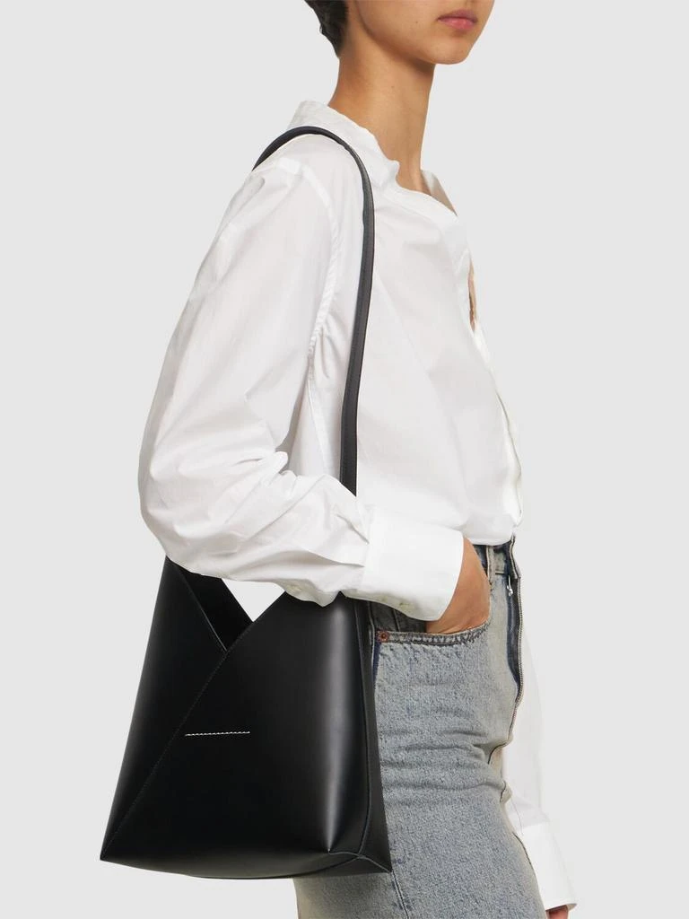 MM6 Small Fortune Cookie Leather Bag 1