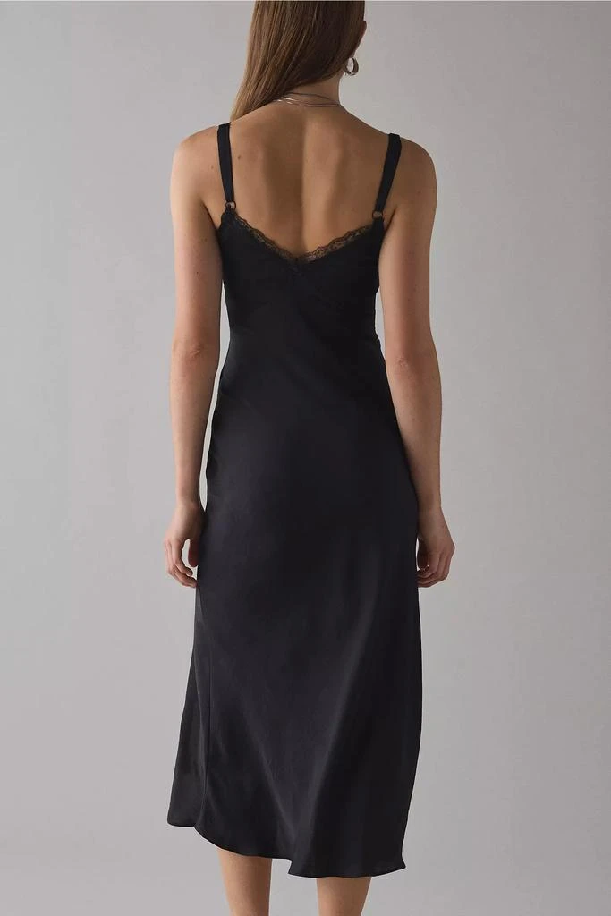 Kimchi Blue Kimchi Blue Liz Lace Trim Satin Slip Midi Dress 4