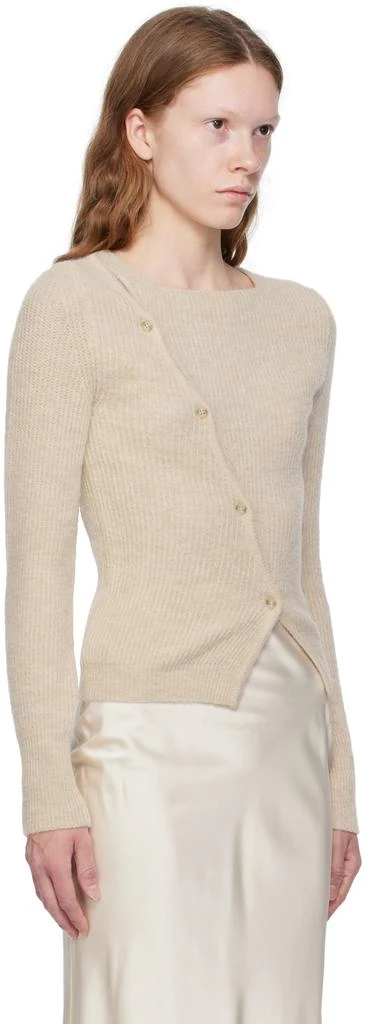 Jacquemus Beige Le Chouchou 'La Maille Pau' Cardigan 2