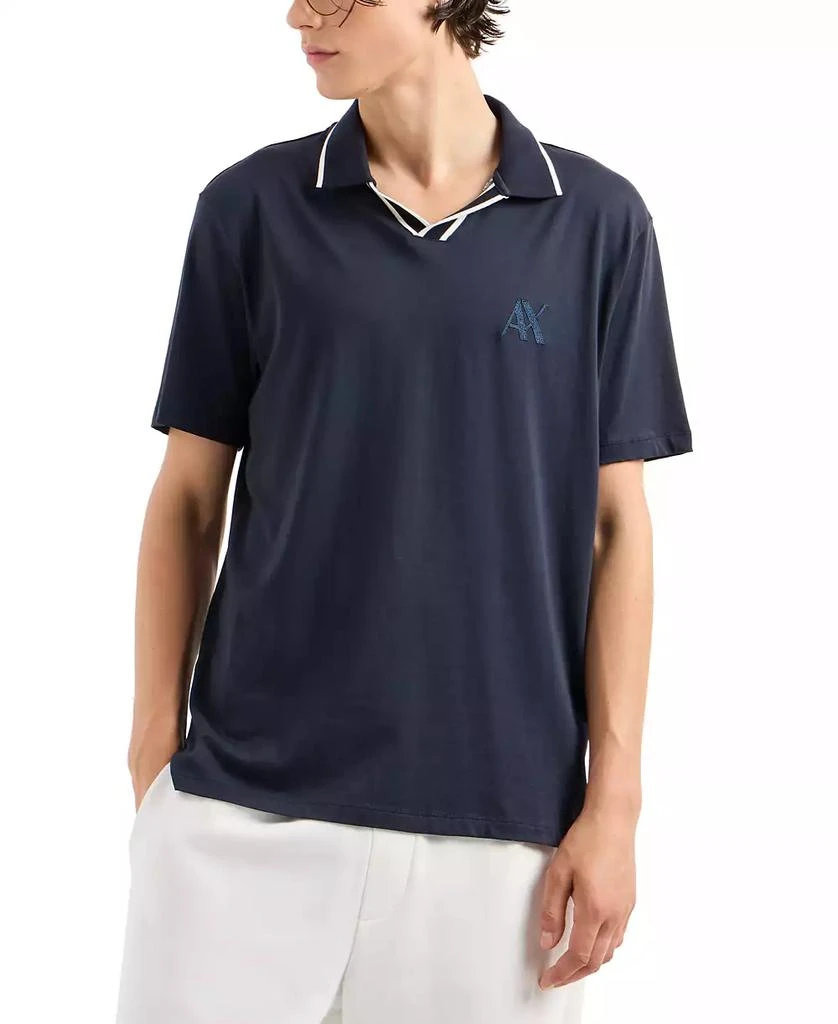 Armani Exchange Men's Tipped Collar Polo Shirt 1