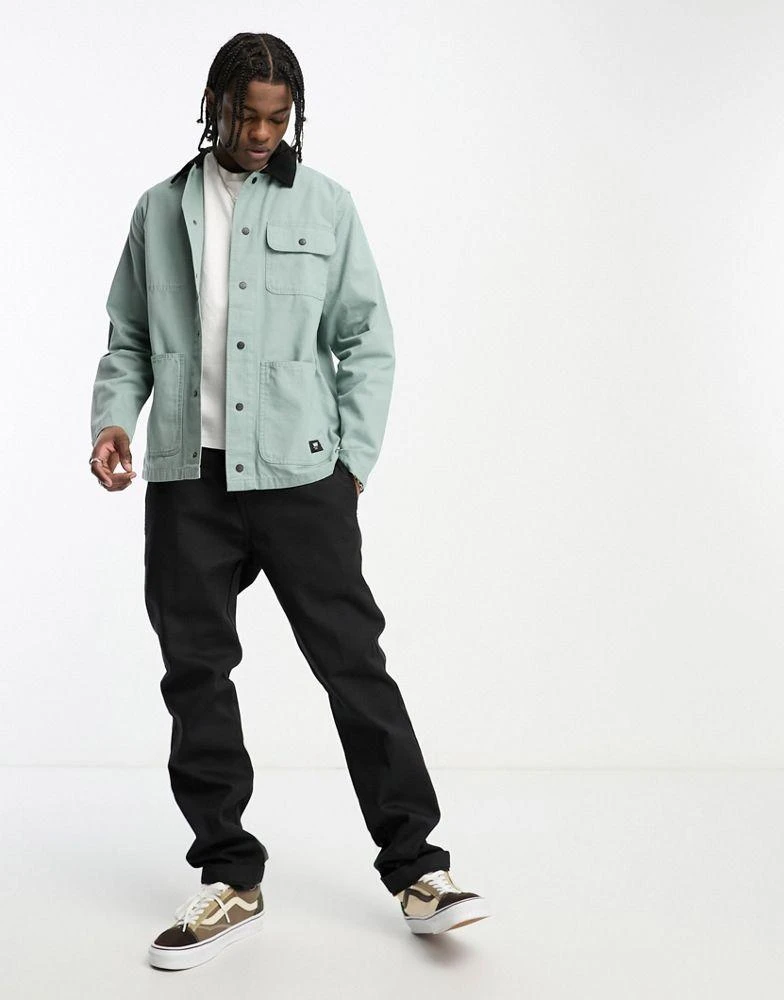 Vans Vans drill chore jacket in green 3