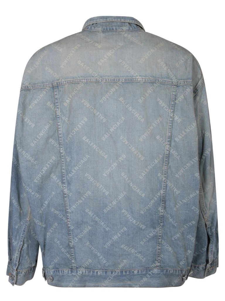 Balenciaga Balenciaga Allover Logo Denim Jacket 2