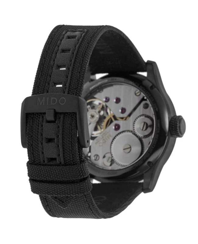 MIDO Mido Multifort Mechanical Skeleton Limited Edition Black Fabric Strap Men's Watch M032.605.47.410.00 4