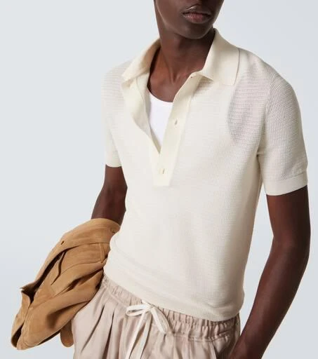 Tom Ford Cotton and silk polo shirt 5