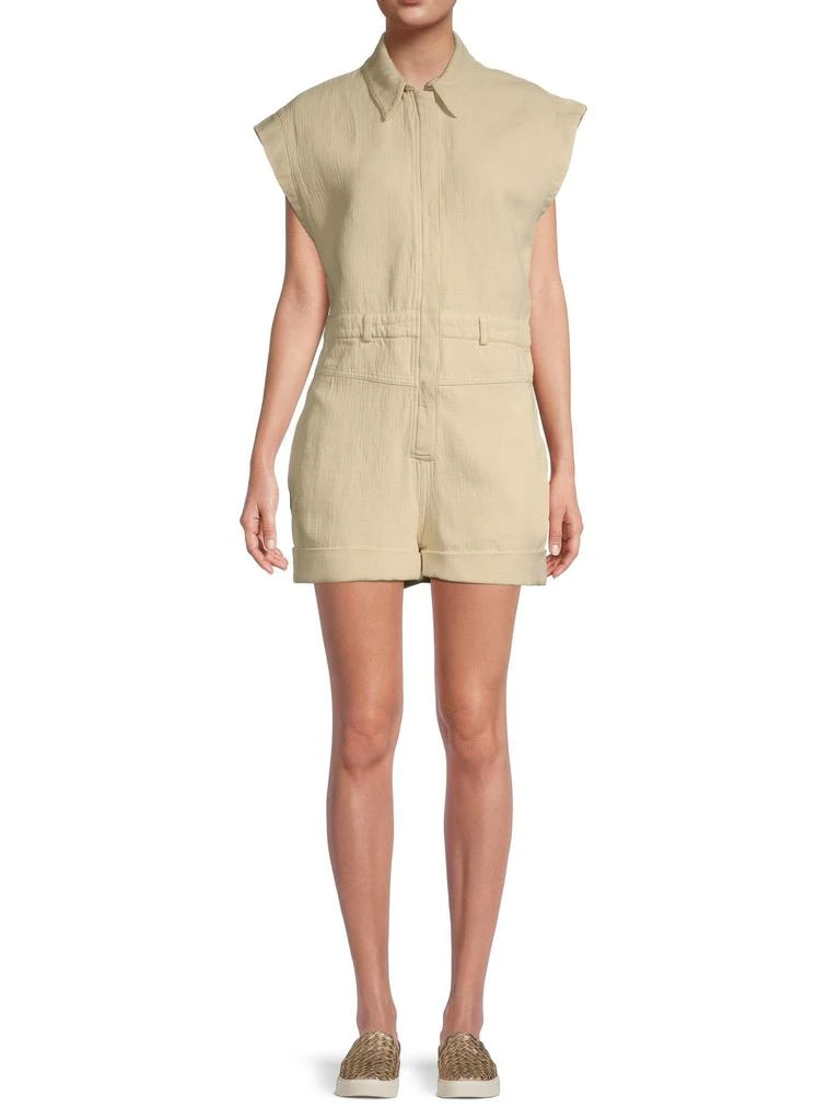 IRO Playa Point-Collar Boxy Romper 1