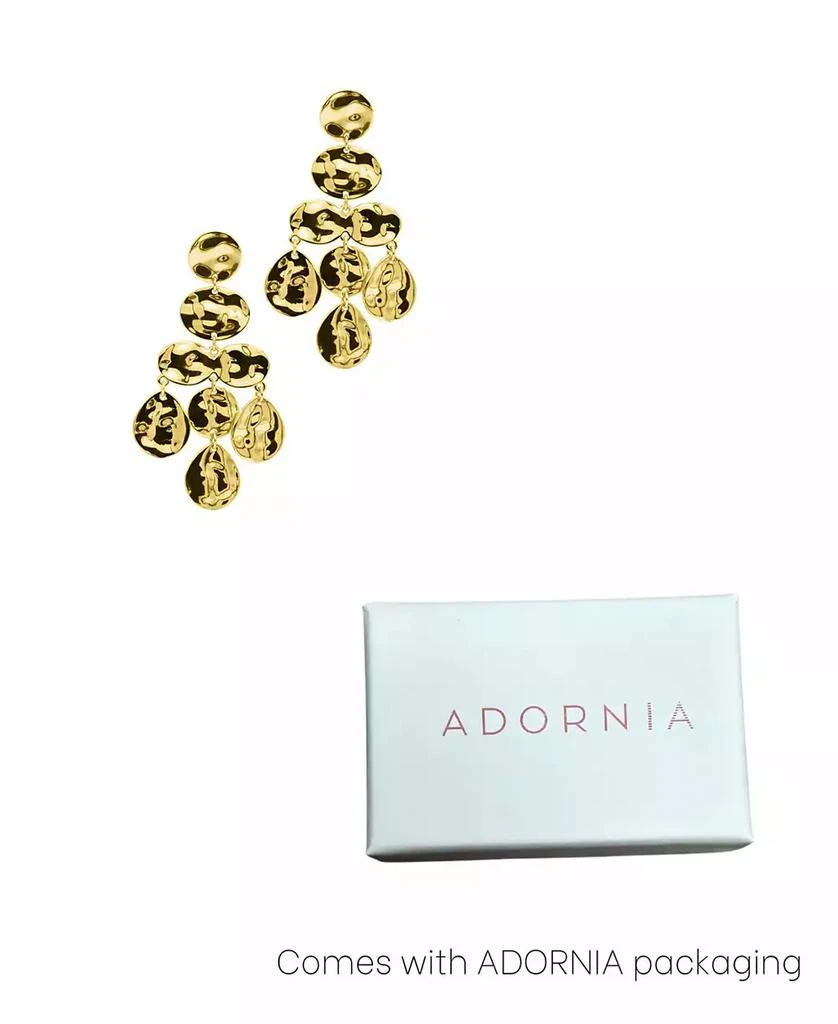ADORNIA Gold Cascade Earrings 3