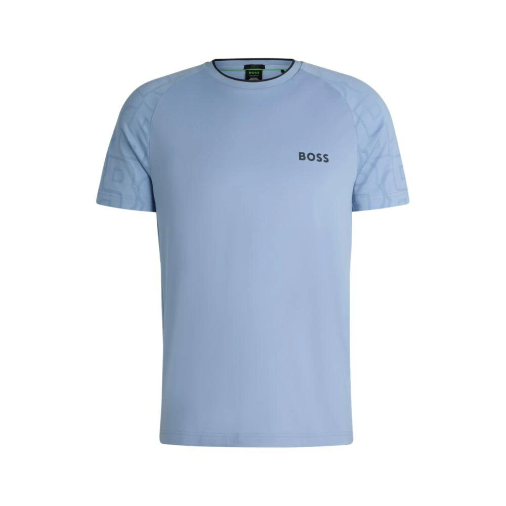 Hugo Boss x Matteo Berrettini stretch-jersey T-shirt with signature details 1
