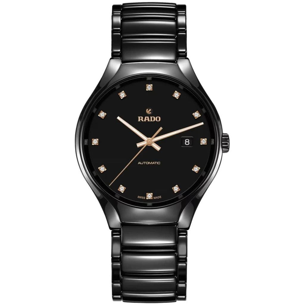 Rado Men's True  Black Dial Watch 1