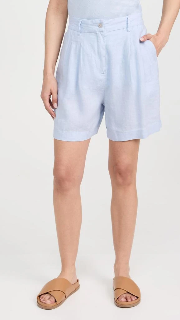 DONNI The Linen Pleated Shorts 1