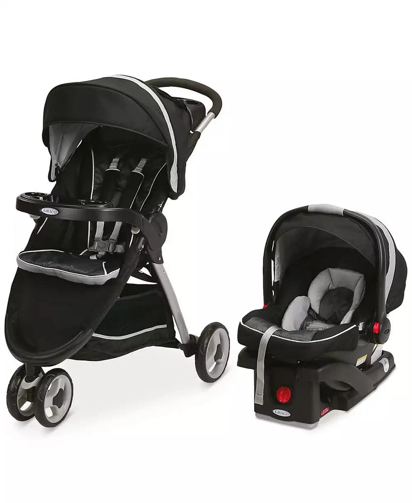 Graco FastAction Sport Stroller & SnugRide Click Connect 35 Car Seat Travel System 1