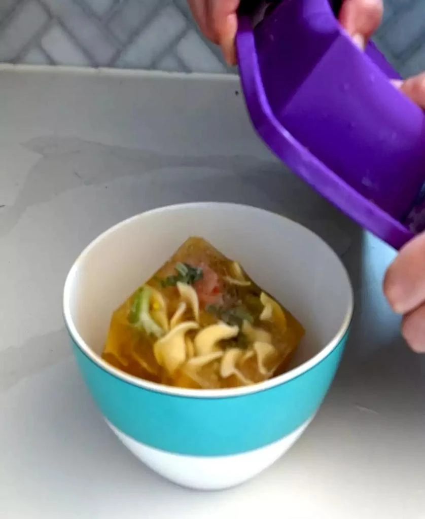 Shape+Store The Soup Master 6 cup soup freezer container 5