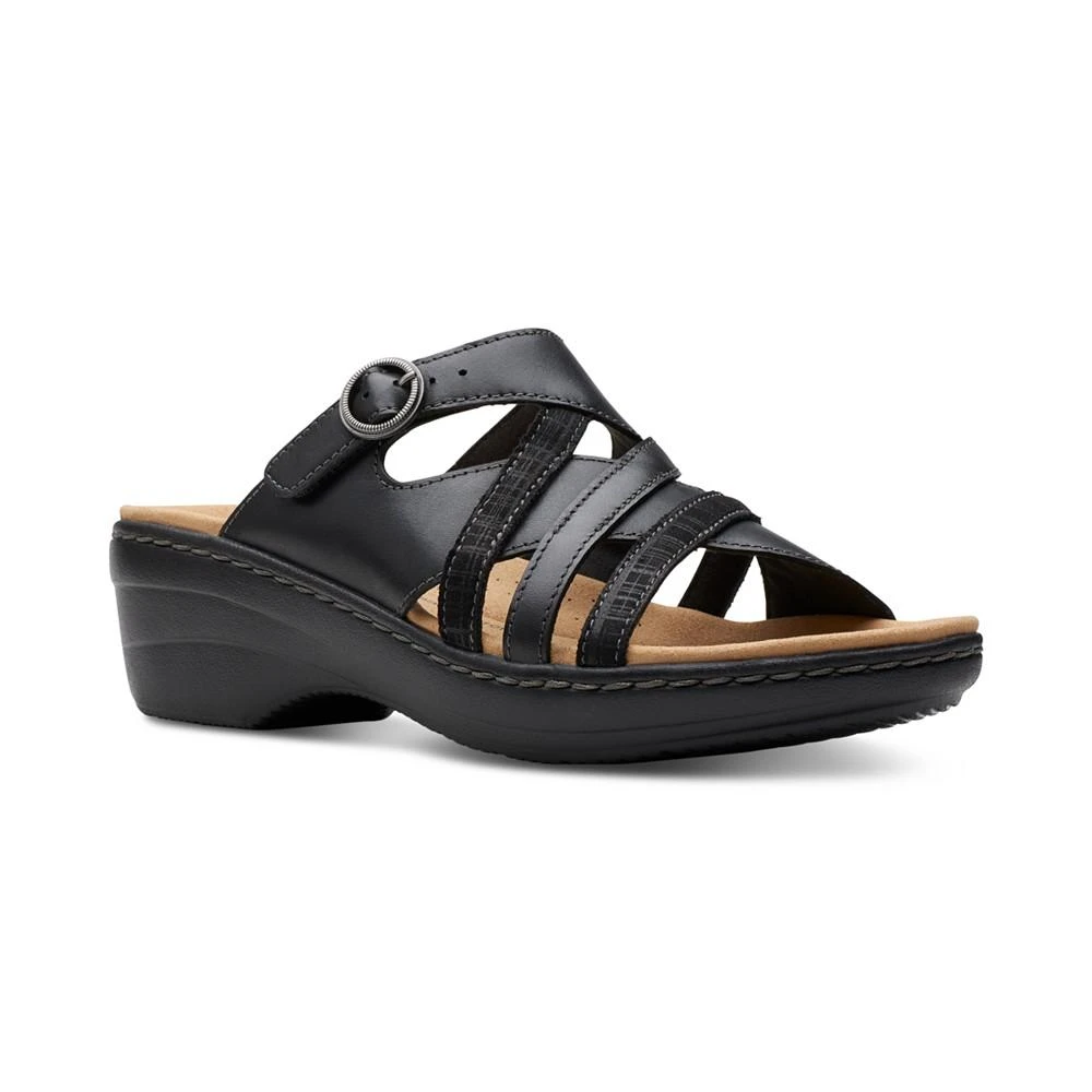 Clarks Merliah Holly Strappy Wedge Heel Platform Sandals 1