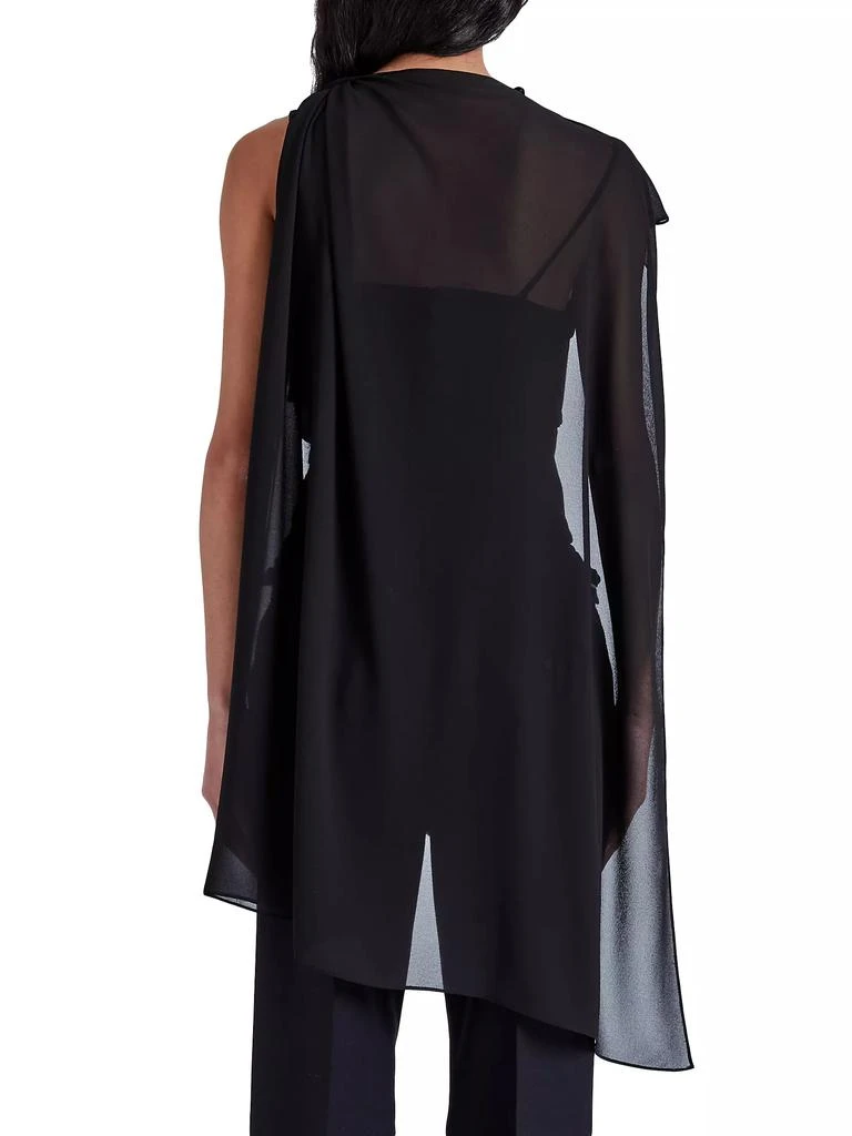 Proenza Schouler Aurora Chiffon Sleeveless Top 4