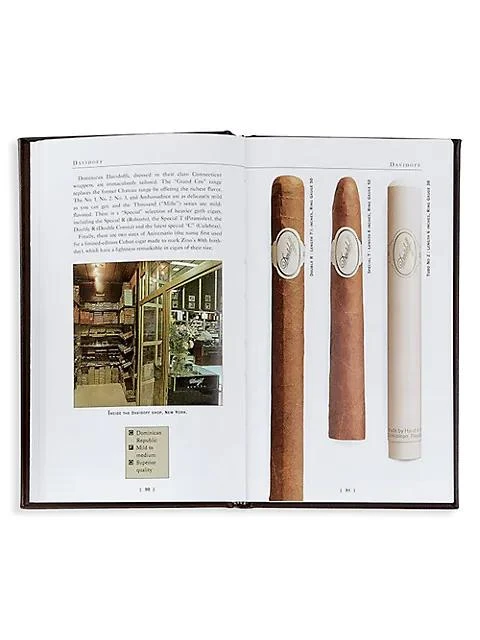 Graphic Image ''The Cigar Companion'' Leather-Bound Book 6