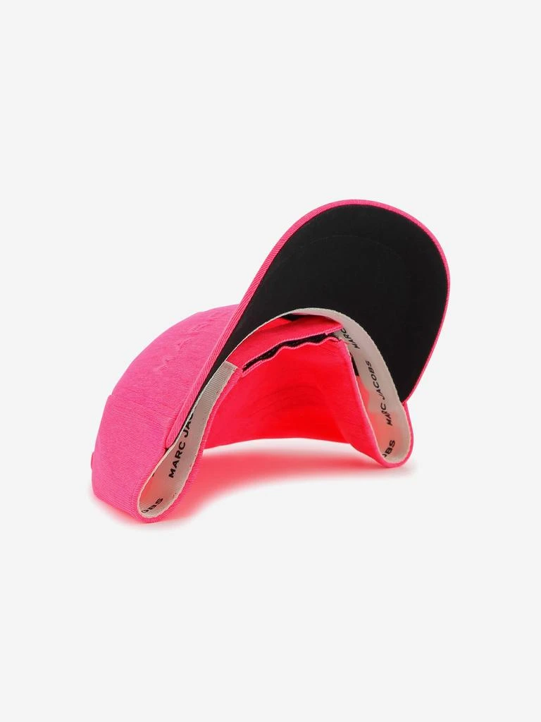 MARC JACOBS Girls Logo Cap in Pink 4