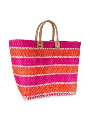 mar Y sol Capri Woven Straw Tote 4