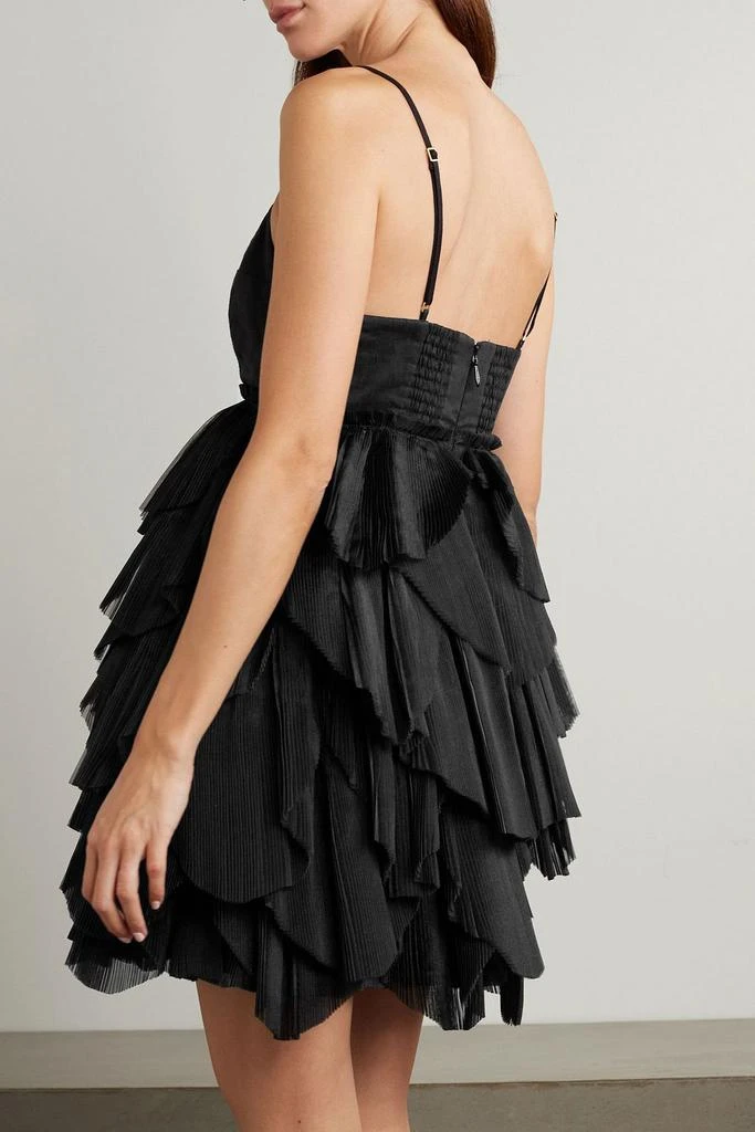chinese dress ladies Raven Mini Dress-BLACK / 4 main image 1