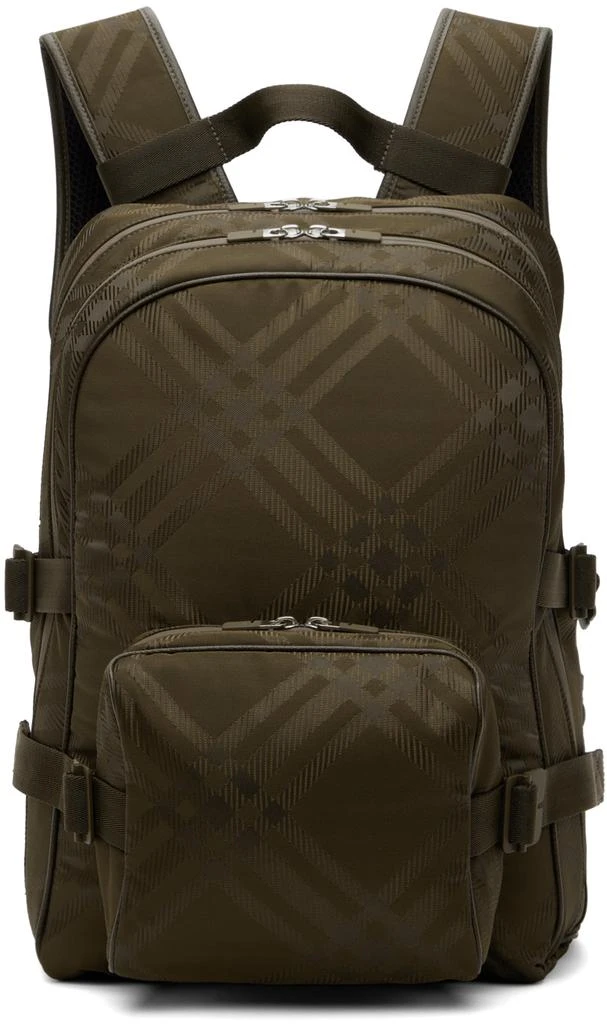 Burberry Brown Check Backpack 1