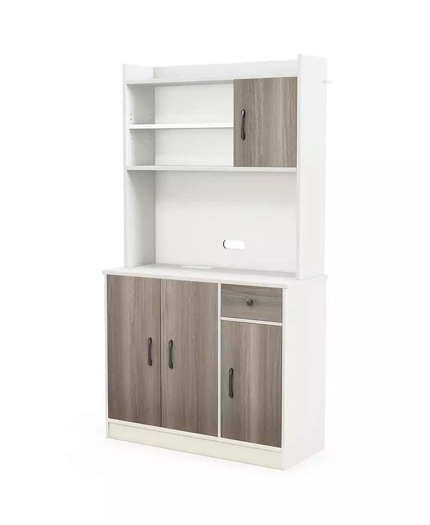 Costway 4-Door 71

 Kitchen Buffet Pantry Storage Cabinet w/Hutch Adjustable Shelf 10